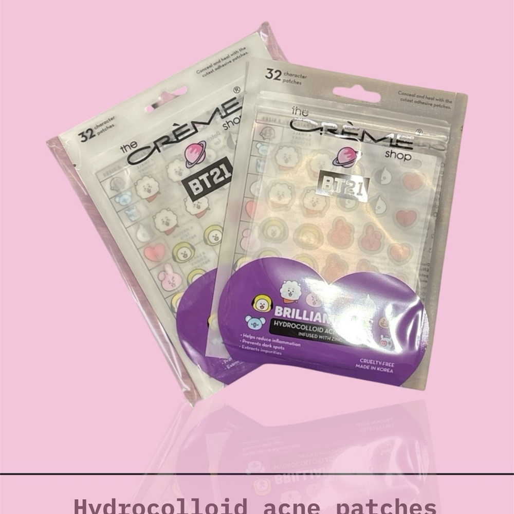 BT21 Hydrocolloid Acne Patches - Purple